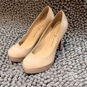 Platform stiletto beige Chinese Laundry heels.